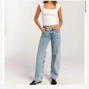 Levi’s low pro straight jeans